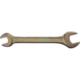 Ключ рожковый гаечный DEXX, желтый цинк, 13х17мм
