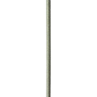 Шпилька резьбовая DIN 975, класс прочности 4.8, оцинкованная, М6x1000, 1 шт, ЗУБР 4-303350-06-1000