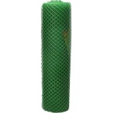 Решетка заборная Grinda, цвет зеленый, 1,2х25 м, ячейка 35х35 мм