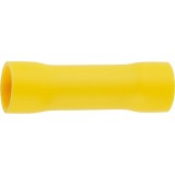 Гильза СВЕТОЗАР соединительная, изолированная, желтая, сечение кабеля 4-6мм2, 48А, 10шт