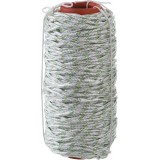 Фал плетёный капроновый СИБИН 16-прядный с капроновым сердечником, диаметр 6 мм, бухта 100 м, 650 кгс